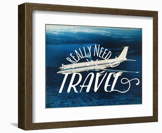 Really Need Travel-The Saturday Evening Post-Framed Premium Giclee Print