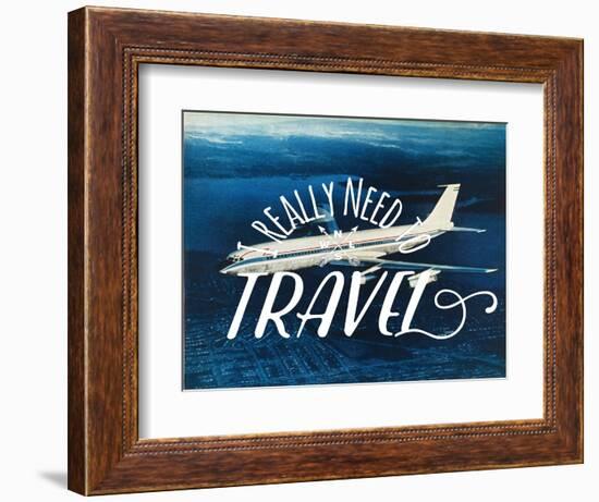 Really Need Travel-The Saturday Evening Post-Framed Premium Giclee Print