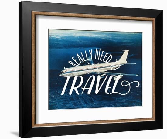 Really Need Travel-The Saturday Evening Post-Framed Premium Giclee Print