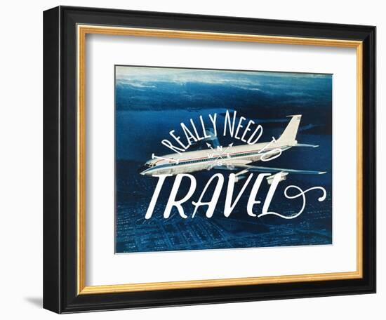 Really Need Travel-The Saturday Evening Post-Framed Premium Giclee Print