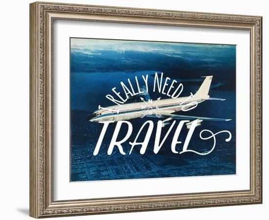 Really Need Travel-The Saturday Evening Post-Framed Giclee Print