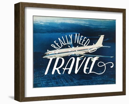 Really Need Travel-The Saturday Evening Post-Framed Giclee Print