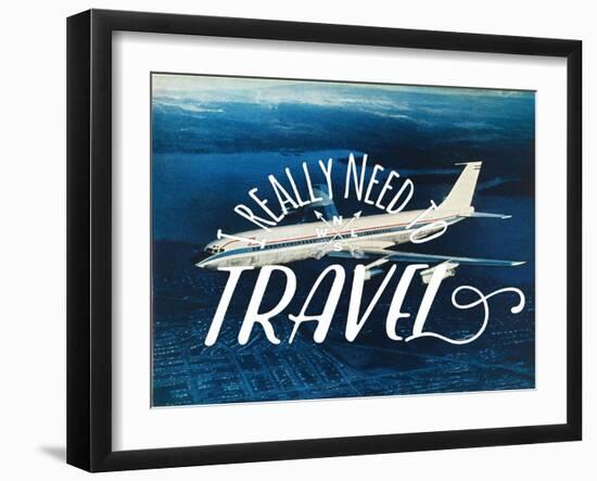 Really Need Travel-The Saturday Evening Post-Framed Giclee Print