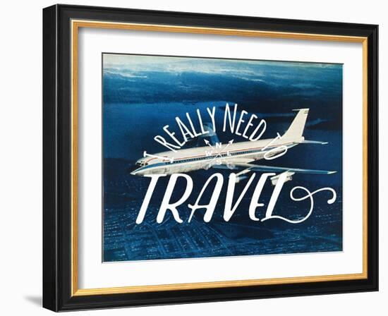 Really Need Travel-The Saturday Evening Post-Framed Giclee Print