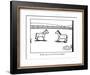 "Really, only you can tell yourself to giddyup." - New Yorker Cartoon-Bruce Eric Kaplan-Framed Premium Giclee Print
