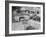 Realtor Pat Devault Showing a House to Her Clients-J^ R^ Eyerman-Framed Photographic Print