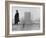 Realtor William J. Zeckendorf, Standing in the Wind Fields Located on the Outskirts of the City-John Loengard-Framed Premium Photographic Print