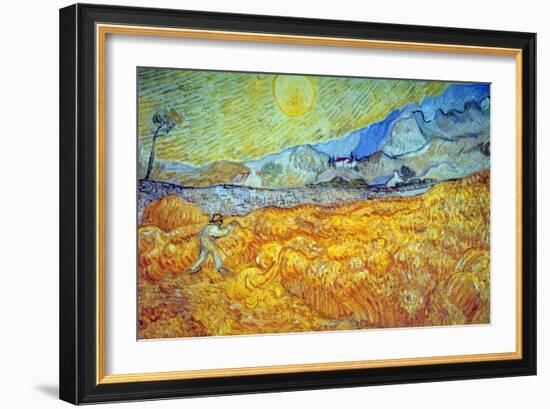 Reaper-Vincent van Gogh-Framed Art Print