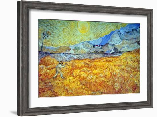 Reaper-Vincent van Gogh-Framed Art Print