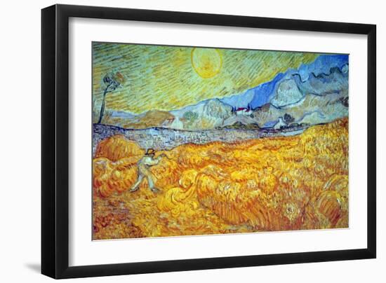 Reaper-Vincent van Gogh-Framed Art Print