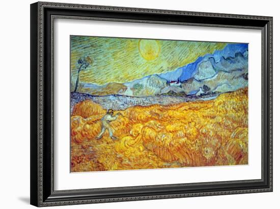 Reaper-Vincent van Gogh-Framed Art Print