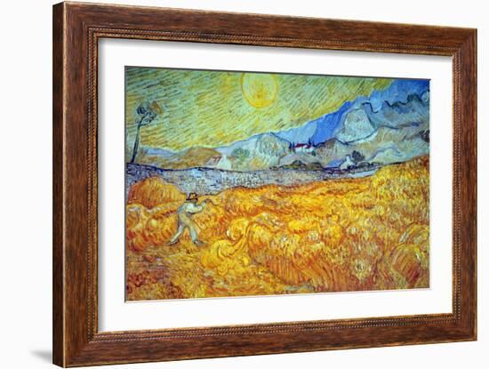 Reaper-Vincent van Gogh-Framed Art Print