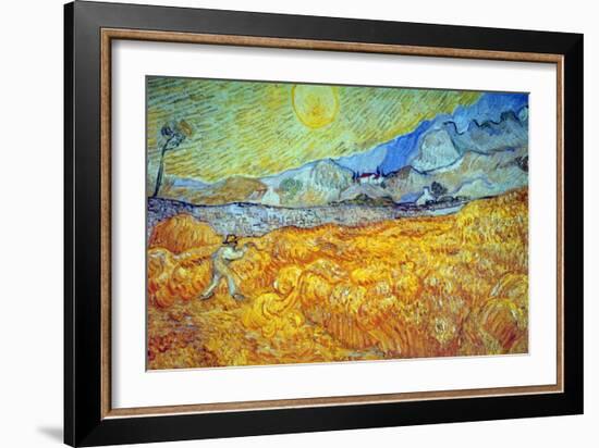 Reaper-Vincent van Gogh-Framed Art Print