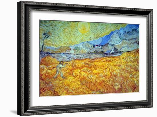 Reaper-Vincent van Gogh-Framed Art Print