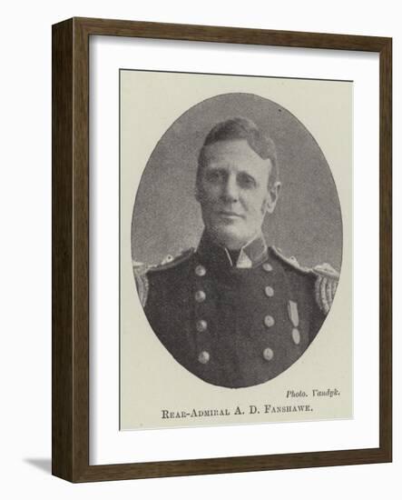 Rear-Admiral a D Fanshawe-null-Framed Giclee Print