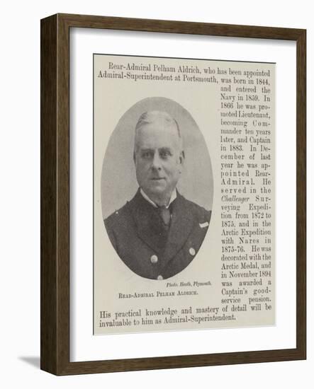 Rear-Admiral Pelham Aldrich-null-Framed Giclee Print