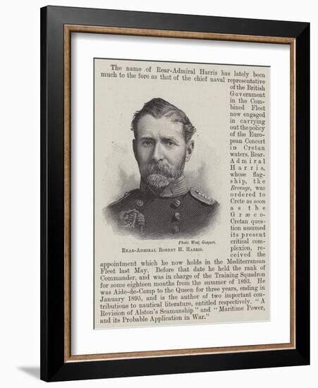 Rear-Admiral Robert H Harris-null-Framed Giclee Print