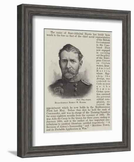 Rear-Admiral Robert H Harris-null-Framed Giclee Print