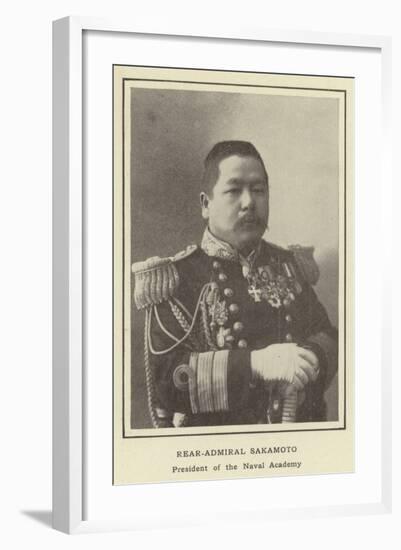 Rear-Admiral Sakamoto, President of the Naval Academy-null-Framed Photographic Print