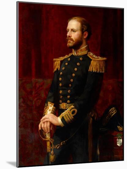 Rear-Admiral Sir Lambton Loraine, 11Th Bt, 1838-1917, 1884 (Oil on Canvas)-Anna Lea Merritt-Mounted Giclee Print