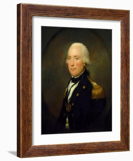 Rear-Admiral Sir Robert Calder (1745-1815), 1797 (Oil on Canvas)-Lemuel Francis Abbott-Framed Giclee Print
