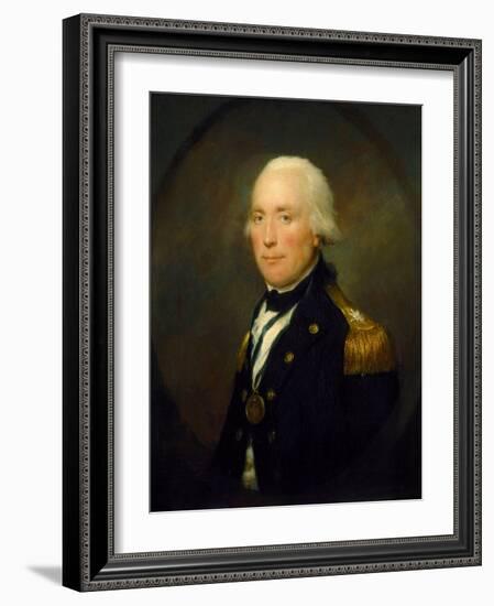 Rear-Admiral Sir Robert Calder (1745-1815), 1797 (Oil on Canvas)-Lemuel Francis Abbott-Framed Giclee Print