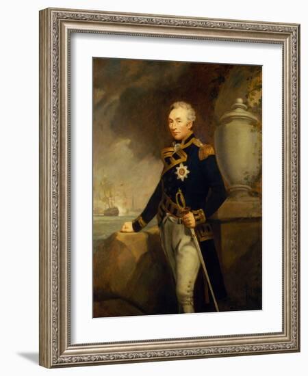 Rear-Admiral Sir Thomas Graves (1680-1755), 1801-02 (Oil on Canvas)-James Northcote-Framed Giclee Print