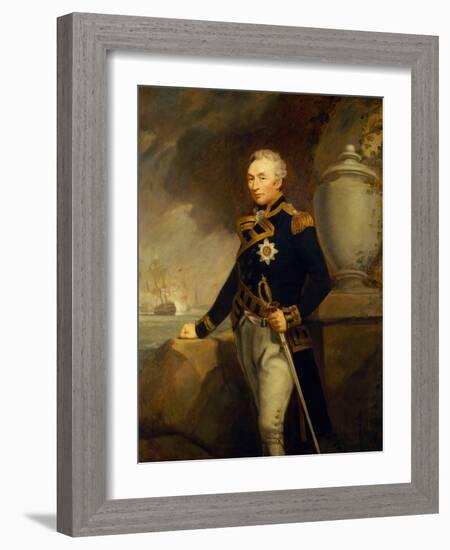 Rear-Admiral Sir Thomas Graves (1680-1755), 1801-02 (Oil on Canvas)-James Northcote-Framed Giclee Print