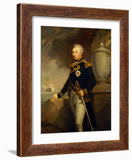 Rear-Admiral Sir Thomas Graves (1680-1755), 1801-02 (Oil on Canvas)-James Northcote-Framed Giclee Print
