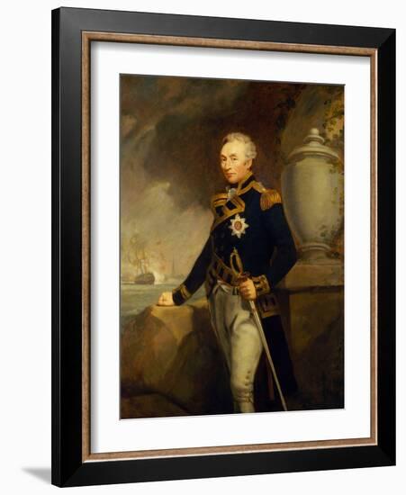 Rear-Admiral Sir Thomas Graves (1680-1755), 1801-02 (Oil on Canvas)-James Northcote-Framed Giclee Print