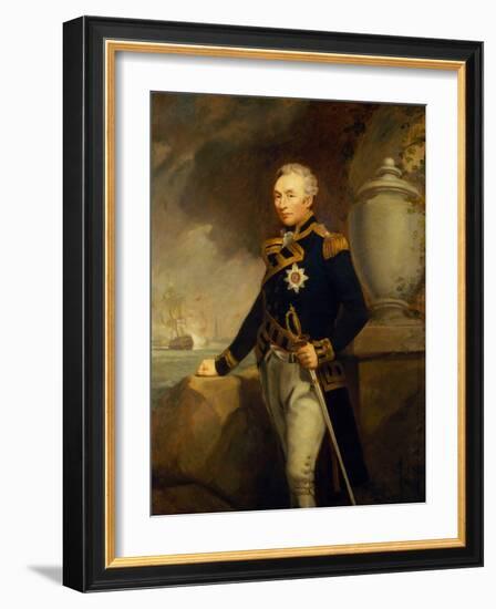 Rear-Admiral Sir Thomas Graves (1680-1755), 1801-02 (Oil on Canvas)-James Northcote-Framed Giclee Print