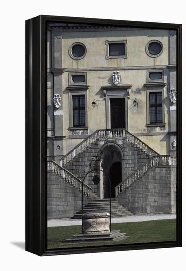 Rear Facade of Castle of Udine-null-Framed Premier Image Canvas