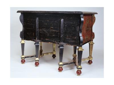 Rear Of Louis Xiv Style Bureau Mazarin Writing Desk With