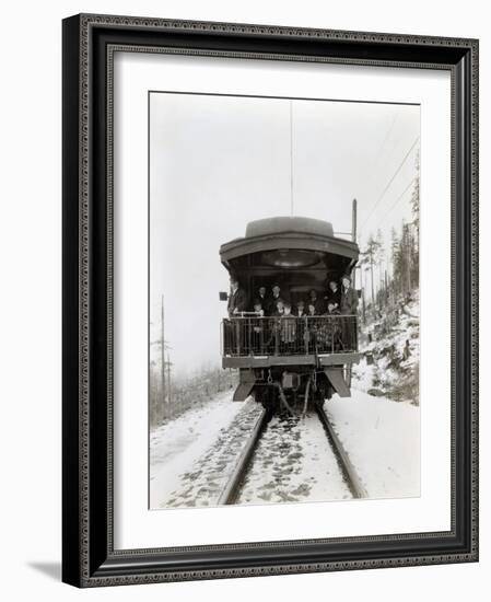 Rear of No. 16, Cle Elum Area, 1920-Asahel Curtis-Framed Giclee Print