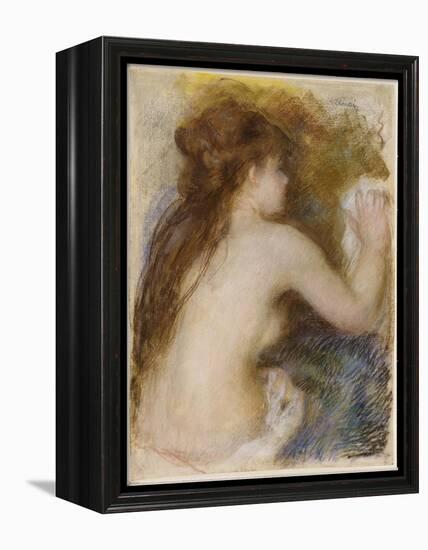 Rear View of a Nude Woman, C.1879-Pierre-Auguste Renoir-Framed Premier Image Canvas