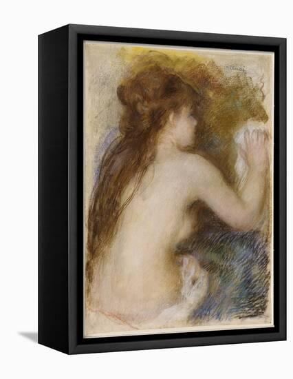 Rear View of a Nude Woman, C.1879-Pierre-Auguste Renoir-Framed Premier Image Canvas