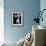 Rear View of a Teenage Boy Playing Basketball-null-Framed Photographic Print displayed on a wall