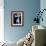 Rear View of a Teenage Boy Playing Basketball-null-Framed Photographic Print displayed on a wall