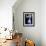 Rear View of a Teenage Boy Playing Basketball-null-Framed Photographic Print displayed on a wall