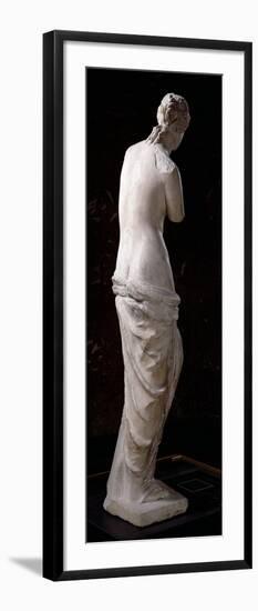 Rear View of Aphrodite, the 'Venus de Milo', Hellenistic Period, c.130-100 BC-Greek-Framed Giclee Print