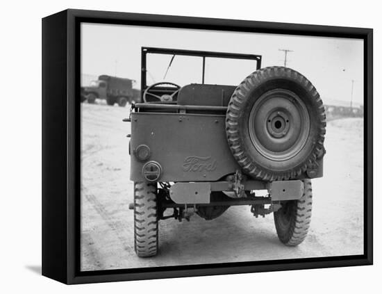 Rear View of Jeep-George Strock-Framed Premier Image Canvas