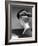 Rear View of Model in Hat W Veil and Bow at Back over Upswept Hair-Alfred Eisenstaedt-Framed Photographic Print