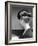 Rear View of Model in Hat W Veil and Bow at Back over Upswept Hair-Alfred Eisenstaedt-Framed Photographic Print