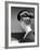 Rear View of Model in Hat W Veil and Bow at Back over Upswept Hair-Alfred Eisenstaedt-Framed Photographic Print