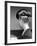 Rear View of Model in Hat W Veil and Bow at Back over Upswept Hair-Alfred Eisenstaedt-Framed Photographic Print