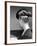 Rear View of Model in Hat W Veil and Bow at Back over Upswept Hair-Alfred Eisenstaedt-Framed Photographic Print