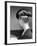 Rear View of Model in Hat W Veil and Bow at Back over Upswept Hair-Alfred Eisenstaedt-Framed Photographic Print