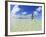 Rear View of Woman With Mask, Kadhdhoo Island, Laamu Atoll, Southern Maldives-Stuart Westmorland-Framed Photographic Print