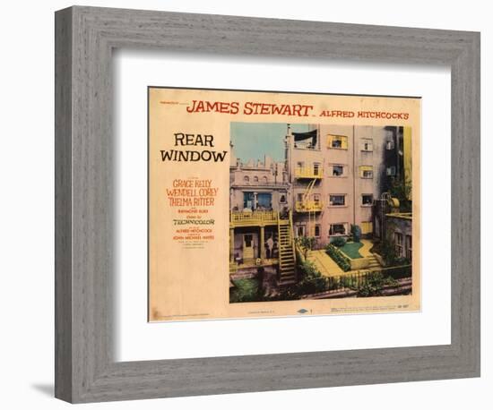 Rear Window, 1954-null-Framed Premium Giclee Print