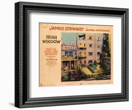 Rear Window, 1954-null-Framed Premium Giclee Print